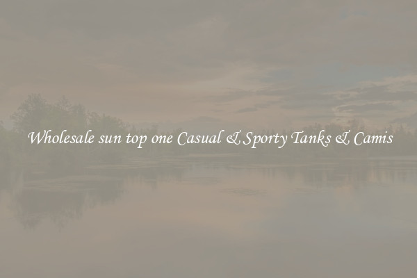 Wholesale sun top one Casual & Sporty Tanks & Camis