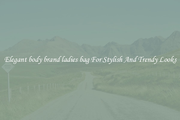 Elegant body brand ladies bag For Stylish And Trendy Looks