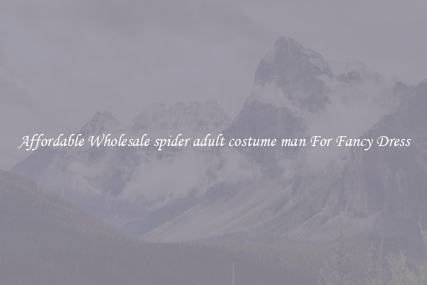 Affordable Wholesale spider adult costume man For Fancy Dress