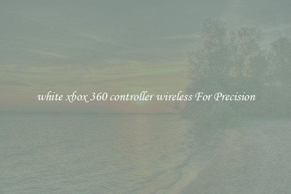 white xbox 360 controller wireless For Precision