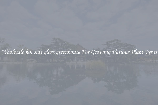 Wholesale hot sale glass greenhouse For Growing Various Plant Types