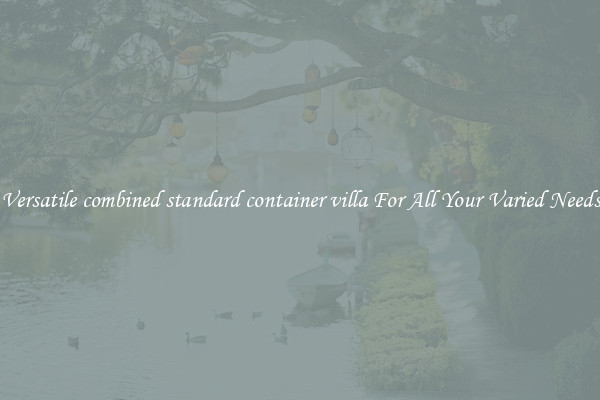 Versatile combined standard container villa For All Your Varied Needs