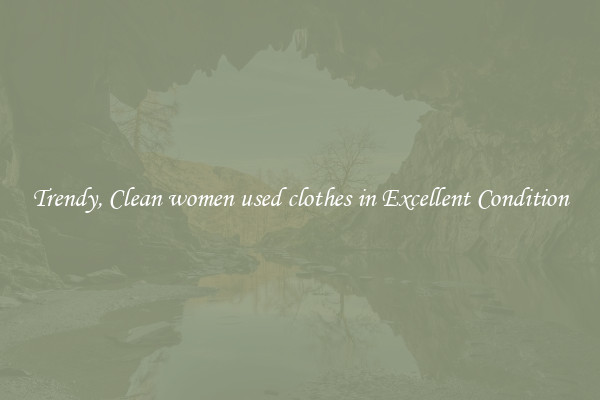 Trendy, Clean women used clothes in Excellent Condition